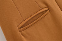 - Ropa de una pieza larga, elegante y sencilla, cómodo estilo DIY para mujer, pantalones, material de calidad de China continental. - details 7