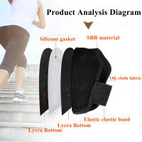 EiD-calcetines de silicona con aumento de altura para hombre y mujer, almohadillas ortopédicas de Gel para el talón, con soporte para ARCO, plantillas para pies, Unisex, 1-3cm - details 20