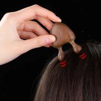 Masajeador de Madera de Sándalo Verde Herramienta de Masaje para Cabeza y Cuello para Terapia de Acupuntura Belleza de Cuidado de la Piel Facial - details 1