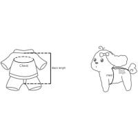 Moda Canina Casual a Rayas Camisa con Lazo para Perros Pequeños Ropa de Mascota de Primavera-Verano a la Moda - details 0