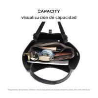 Bolso tote de viajero oficinista gran capacidad clásico versátil portátil gran capacidad mensajero bolso de las mujeres - details 1