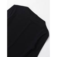 Nuevo Vestido Mini Ajustado y Acampanado de Mujer con Diseño de Parches, Manga Corta y Cuello Redondo para Otoño e Invierno. - details 11