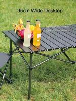 Mesa de picnic para camping, mesa plegable ligera y portátil para caravanas - details 2