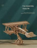 Rompecabezas de madera 3d para niños, conjunto de modelos de construcción mecánicos Montessori DIY, juguetes para construir motocicletas, dirigibles, coches, trenes - details 47