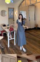 Vestido de Encaje de Alta Gama con Mangas Cortas Estilo Hepburn para Mujeres - details 8