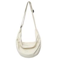 Bolso Bandolera De Lona Sólida Para Mujer Gran Capacidad Bolso De Compras Y Estudiante Bolso De Hombro Unisex Para Escuela - details 40