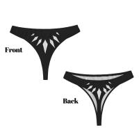 Collar de pantera negra personalizado, Tanga para mujer, bragas elásticas cómodas, ropa interior - details 3