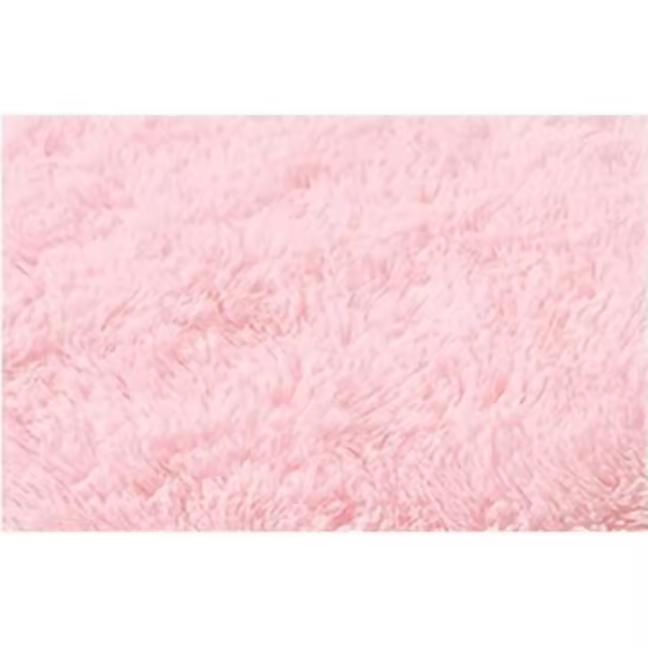 Alfombra Rosa Suave Para Sala De Estar, Dormitorio, alfombrillas De Felpa Rosa Y Peludas, 1 Pieza - 1
