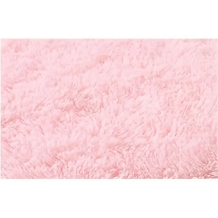 Alfombra Rosa Suave Para Sala De Estar, Dormitorio, alfombrillas De Felpa Rosa Y Peludas, 1 Pieza - 1
