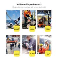 Zapatos De Seguridad Para Hombre Con Botones Giratorios Y Punta De Acero Indestructibles Antipinchazos Y Con Almohadilla De Aire Botas De Trabajo Con Suela De Goma Material De Tela Y Algodón - details 2