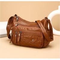 Bolso De Mensajero De Hombro Multicapa Con Múltiples Compartimentos De Cuero Suave De Moda Para Mujer - details 9