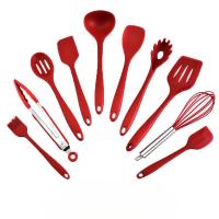 Juego De Cocina De Silicona 10 PCS Herramientas De Cocina Y Hornear Cuchara Espátula Raspador Accesorios De Cocina Ecológicos - details 9