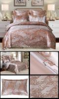 Sábana de Lujo con Forro de Terciopelo Jacquard para Cama Doble Conjunto de Ropa de Cama Euro Sin Sábana Tamaño 220x240 - details 14