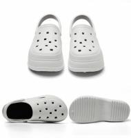 Sandalias de plataforma gruesas huecas para mujer, zuecos de fondo grueso de Eva, zapatillas para mujer, calzado de jardín antideslizante para exteriores, verano 2024 - details 21