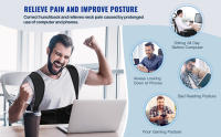 Corrector de postura de espalda para mujeres y hombres, soporte Lumbar para cuello, hombros, mejora la joroba y el alivio del dolor de espalda - details 4