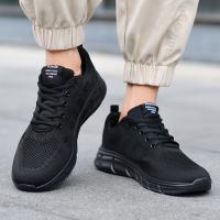 Zapatillas para correr con cordones, ligeras y transpirables para hombre, cómodas para el parque de gimnasio de entrenamiento al aire libre - details 4