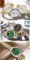 Reloj de Lujo para Mujer – Brillo Nocturno, Calendario, Brazalete de Acero Inoxidable, Elegante Reloj de Pulsera - details 9