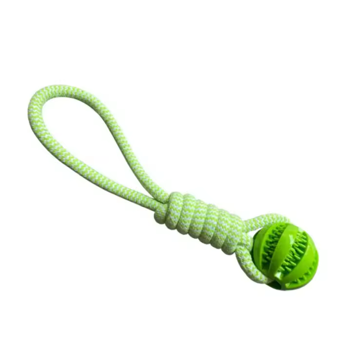 Pelotas Interactivas para Perros Cuerda Resistente a Mordeduras, Limpieza Dental, Juguetes Duraderos para Perros Pequeños y Medianos - 1