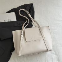 2 unids/set de bolsos de mano versátiles para mujer, bolso de mano de gran capacidad de cuero Pu, bolso de hombro Simple de color sólido - details 2