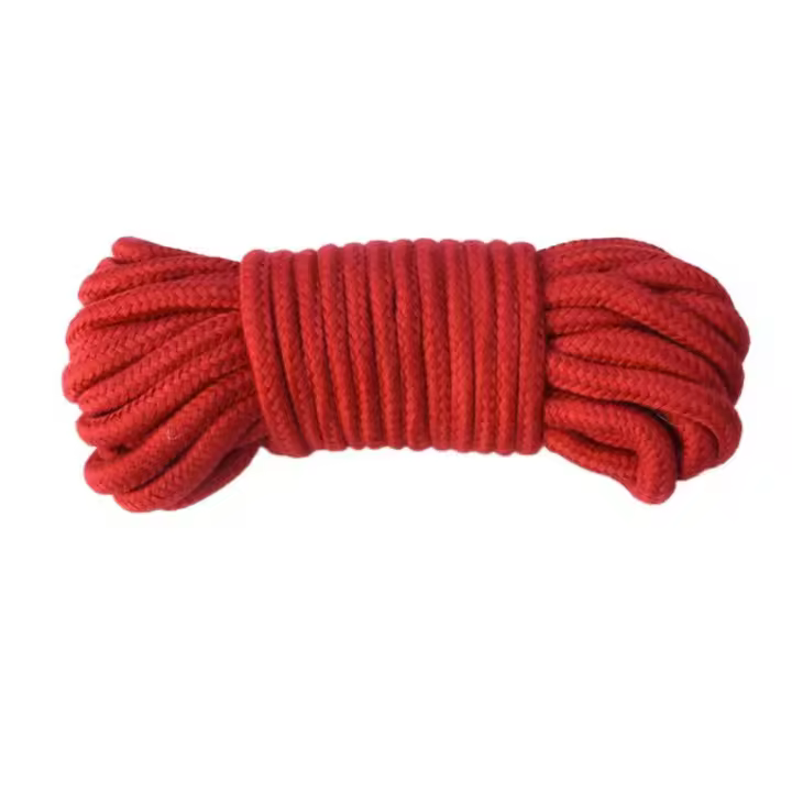 Cuerda de Bondage BDSM de 5m/10m, juguete exótico, cuerda de algodón suave y resistente, cuerda de encuadernación de algodón, SM Play - 1