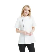 Uniforme de Chef Unisex, cocina, Hotel, restaurante, panadería, cocinero, ropa de trabajo, camisa de manga corta, chaqueta de Chef, Tops para monos de camarero - details 9