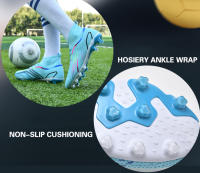 Botas de fútbol de alta calidad para hombre, zapatos de fútbol antideslizantes FG/TF, zapatos de entrenamiento resistentes al desgaste, botines de fútbol al aire libre para niño - details 7