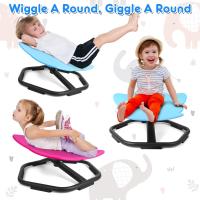 silla oscilante para sentarse y girar, juguetes de equilibrio sensorial, sillas para autismo y TDAH, equipo de juego para - details 11
