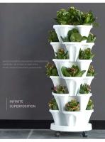 Nuevo Maceta apilable para plantas de plántulas, máquina de siembra de fresas de plástico, - details 2