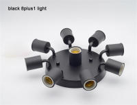 Soporte de cerámica minimalista E27, luces de techo, accesorio de iluminación de techo, oro, cromo, Blanco, Negro, Simple, 3/4/5/6/7/8 cabezales - details 8