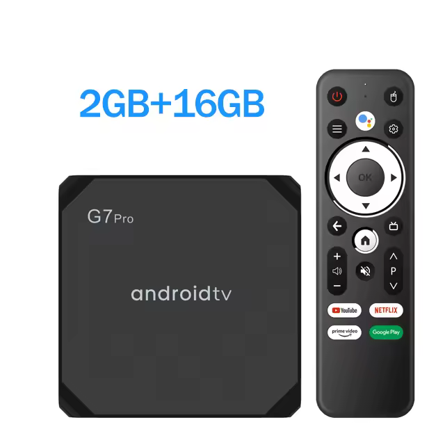 Dispositivo de TV inteligente G7 Pro, decodificador con Android 11, ATV, 2GB, 16GB, S905Y4, 4K, HD, 4GB, 32GB, 2,4 GHz/5GHz, Wifi Dual, BT4.2, reproductor multimedia - 1