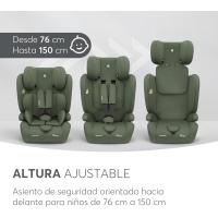 Silla de coche, Grupo 1/2/3, 9-36 kg (76-150 cm), Silla coche bebé y niños, Reposacabezas 13 posiciones, 15 meses a 12 años, Cadeira Auto, Gris - details 24