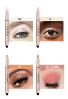 Juego de 12 barras de sombra de ojos en crema de piezas, resistente al agua, lápices plateados de alta pigmentación - details 7