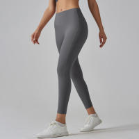 Hmidou-mallas de gimnasio con bolsillos para mujer, pantalones de Yoga, Fitness, cintura alta, Control de barriga, correr, entrenamiento - details 35