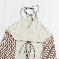 Conjunto de 2 piezas con cuello colgante para mujer, traje elegante de calle para vacaciones, novedad de verano, 2024 - details 9