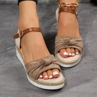 zapatos de sandalias de tacón de cuña de verano para mujer - details 3