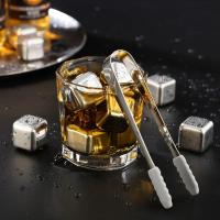 Piedras de whisky de acero inoxidable 304, Cubo de refrigeración reutilizable, herramienta de Bar, Enfriador de Vodka, vino y cerveza, cubos de hielo - details 4