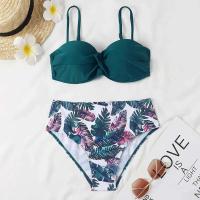 Conjunto de bikini push-pull para mujer, bikini sexy de encaje con lazo, traje de baño de dos piezas para mujer, traje de playa L 2024 - details 51