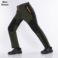LNGXO Pantalones de Vellón para Invierno Cálido, Impermeable, Suave y a Prueba de Viento para Senderismo, Acampada, Escalada, Esquí Gris - details 19