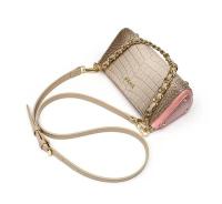 Bolso de mujer de moda Bolso de hombro con patrón de cocodrilo Bolso cruzado de gran capacidad con correa de cadena para damas Mochila de lujo de alta gama - details 10