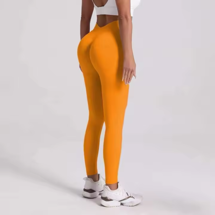 Body deportivo con espalda en V para mujer, pantalones de entrenamiento, yoga, PIESS, levantamiento de cadera, silueta elástica - 1