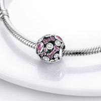 Abalorios de plata 100% auténtica con huellas de pata, joyería fina de cumpleaños para mujer, pulsera de 3mm, regalo con piedra de circón principal - details 6