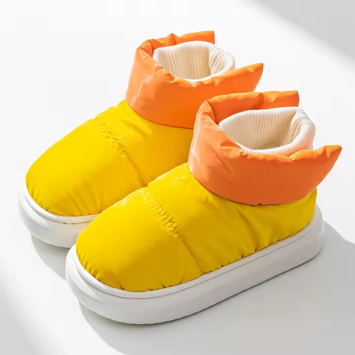 Nuevo otoño e invierno medio y alto superior abajo zapatos de algodón. - 1