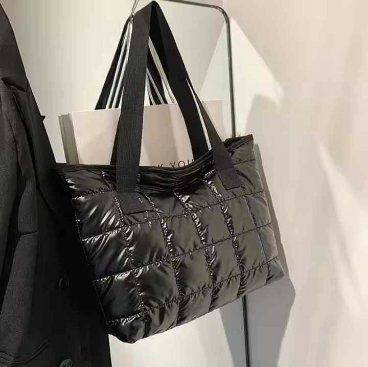 Almohadillas de hombro informales de gran capacidad para mujer, bolsos de algodón, almohadillas para necesidades diarias de moda, bolsos, - 1