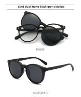 6 en 1 hombres personalizados mujeres polarizadas ópticas imán magnético gafas de sol Polaroid Clip en marco de gafas de sol - details 13