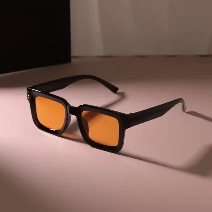 Gafas de Sol Cuadradas Elegantes Unisex Informales Espejo de Moda para Exteriores Vintage - 1