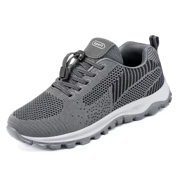 Zapatillas de deporte de moda de los hombres de malla transpirable zapatos para caminar cómodas zapatillas de deporte de suela blanda - 1