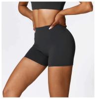 Pantalones cortos de yoga para mujer, bodys deportivos transpirables de cintura alta, para correr, gimnasio y entrenamiento de verano - details 4