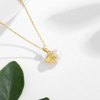 Collar de Calabaza de Oro 18K con Perla de Agua Dulce Natural Joyería Fina para Mujeres con Certificado - details 1
