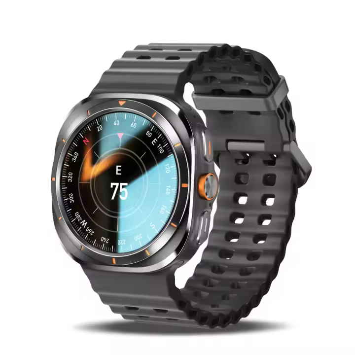 2025Nuevo para Android iOS Watch 7 Reloj inteligente Hombres Dial personalizado Zafiro 466*466 HD Pantalla AMOLED Llamada de voz NFC GPS Tracker Relojes deportivos - 1