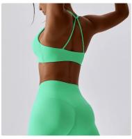 Sujetador Deportivo de Espalda Cruzada para Mujeres Top Deportivo de Yoga y Gimnasio Fitness Material de Nylon Transpirable y Hermoso - details 6
